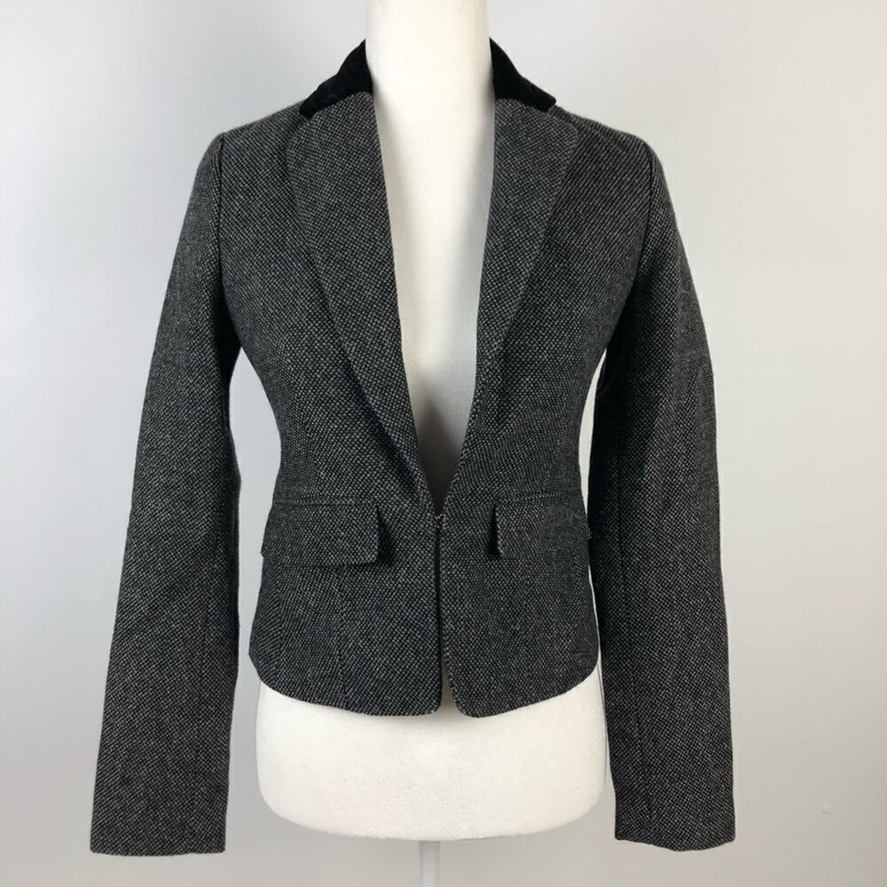 American Eagle Tweed Wool Blend Career Blazer XS